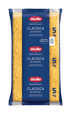 Barilla Ditalini Rigati pasta 5kg
