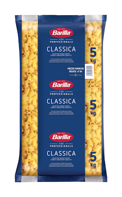 Barilla mezze maniche rigate pasta 5kg