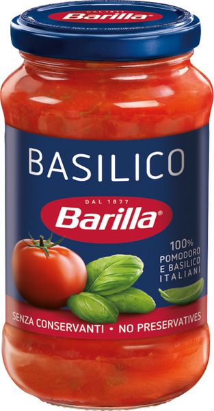 Barilla pastakastike 400g basilika-tom