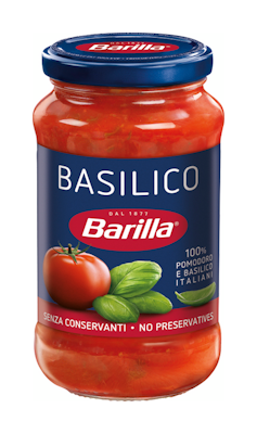 Barilla pastakastike 400g basilika-tom