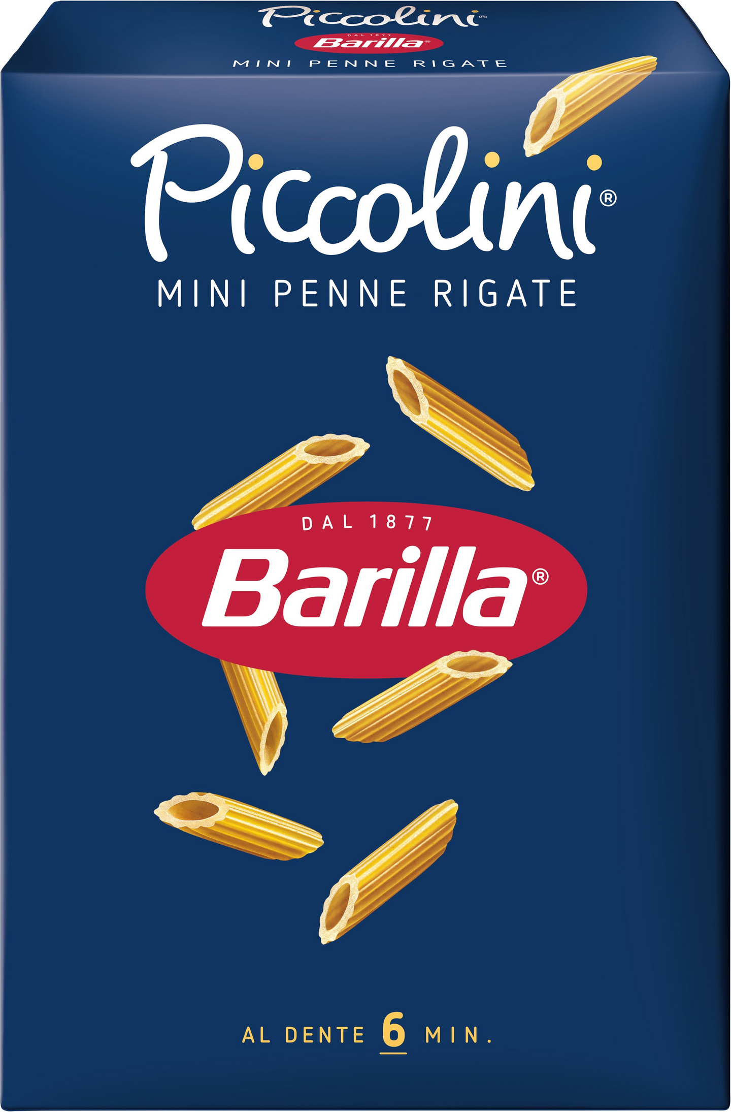 Barilla Piccolini Mini Penne rigate pasta 500 g — HoReCa-tukku Kespro