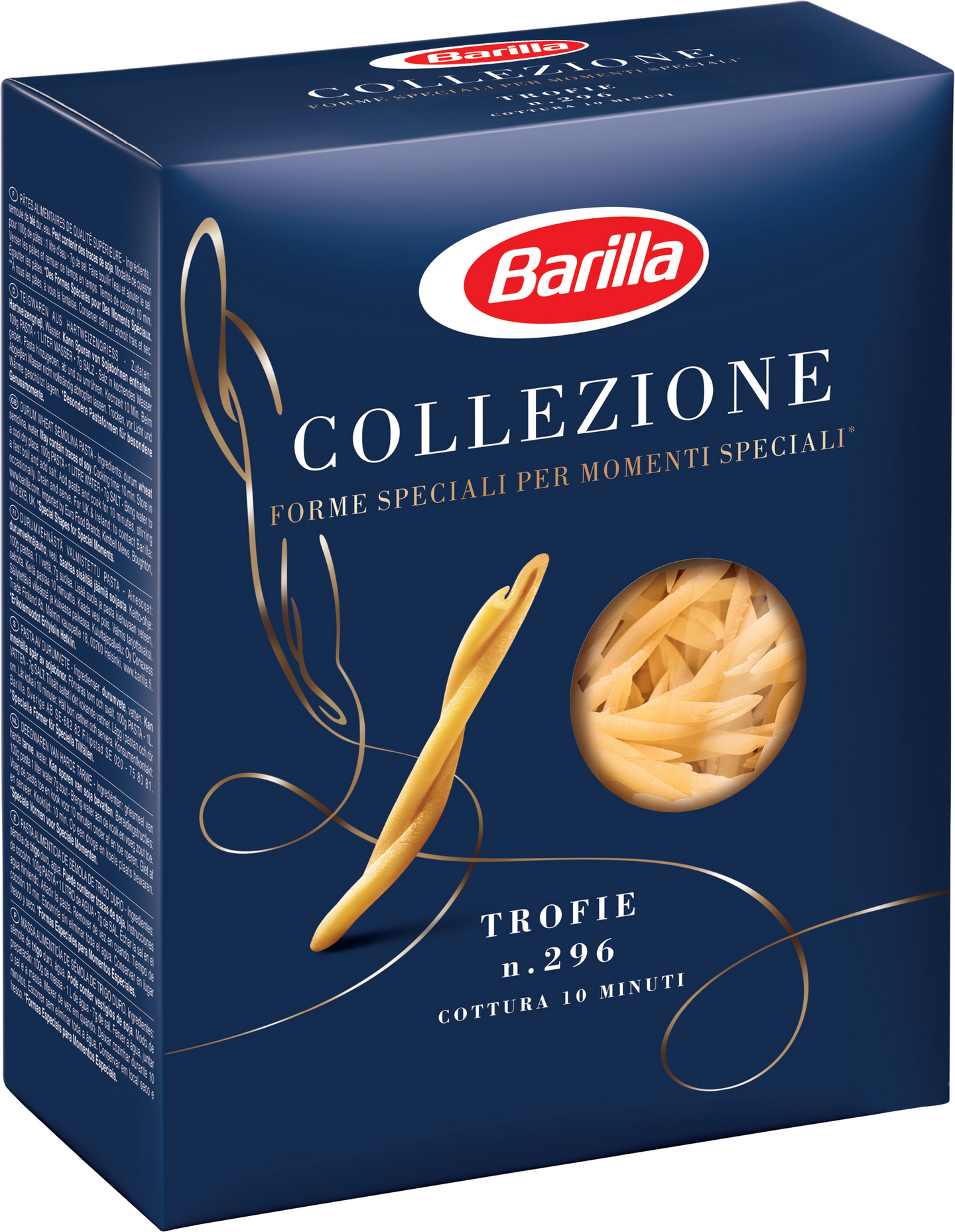 Barilla Collezione Trofie durumvehnästä valmistettu pasta 500g —  HoReCa-tukku Kespro