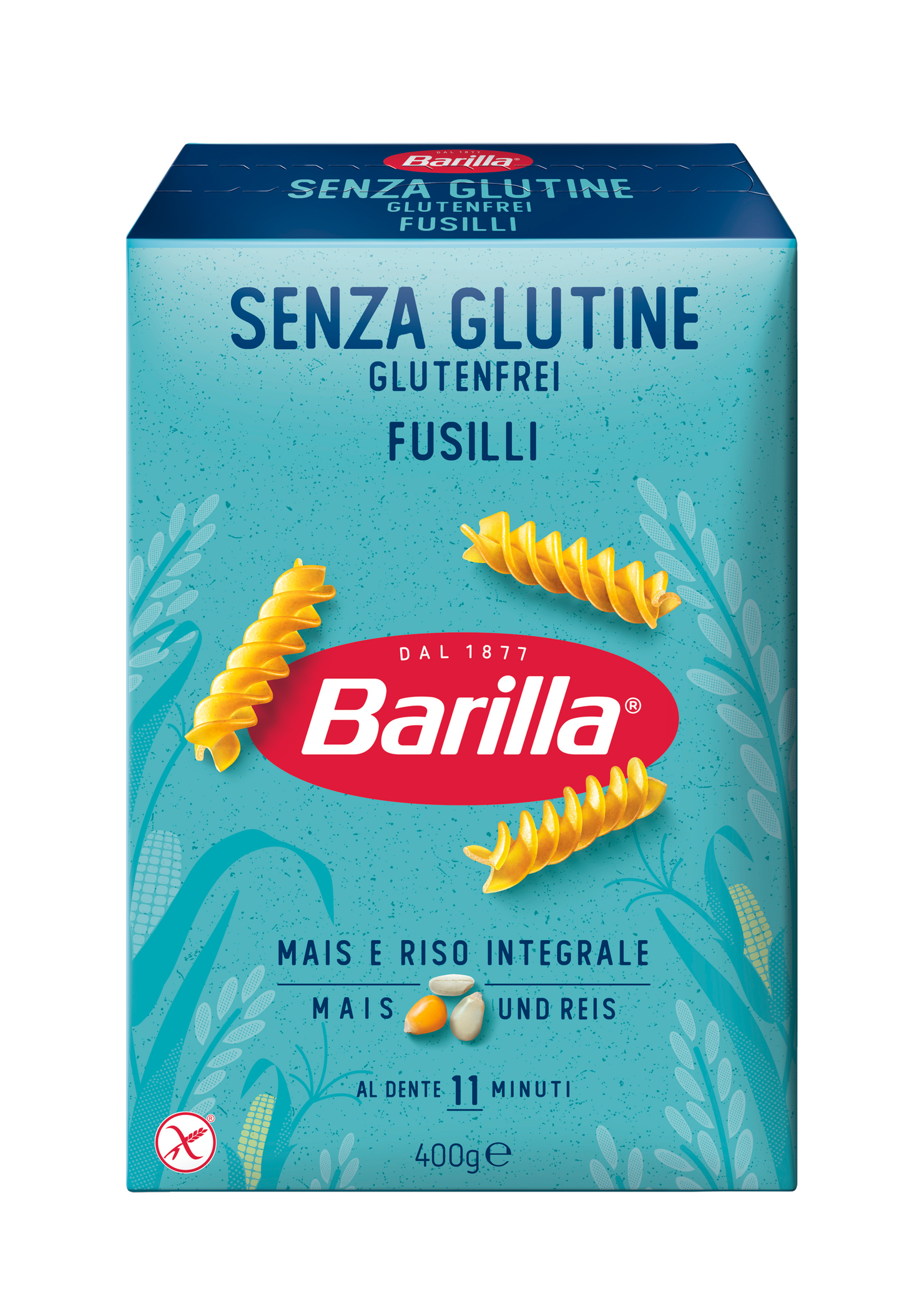 Barilla Fusilli gluteeniton pasta 400g — HoReCa-tukku Kespro