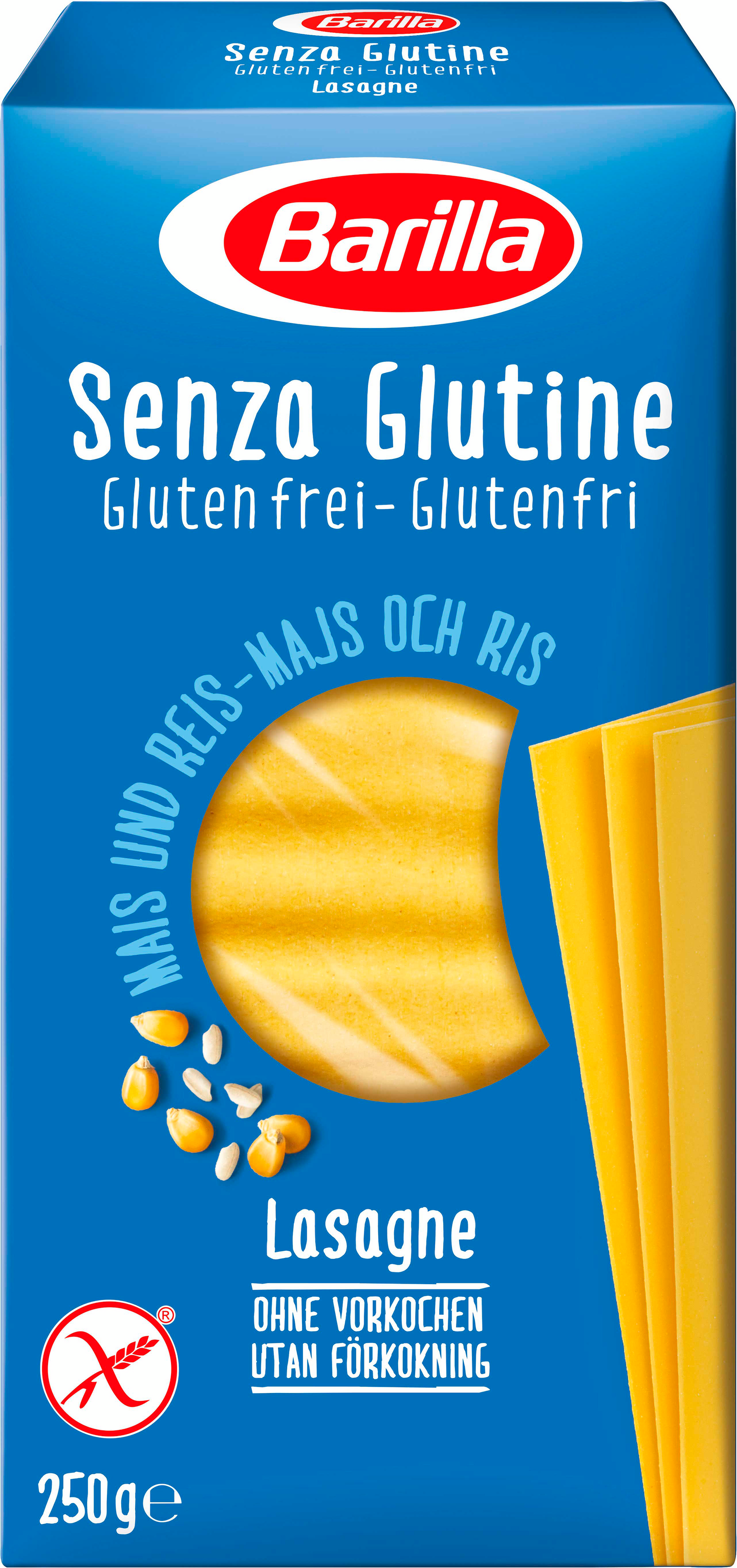 Barilla Gluteeniton Lasagne 250g — HoReCa-tukku Kespro