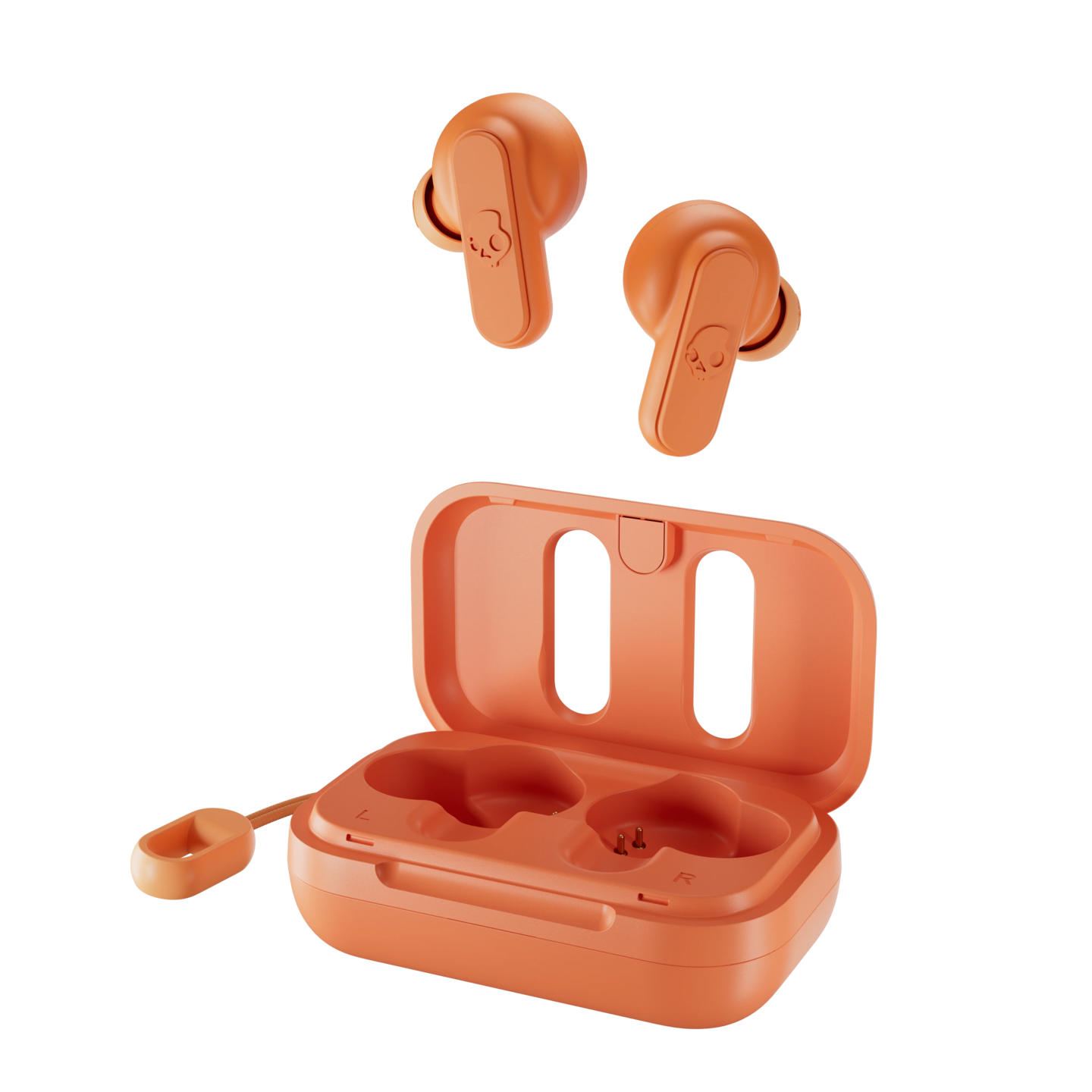 Skullcandy Dime langattomat nappikuulokkeet, oranssi