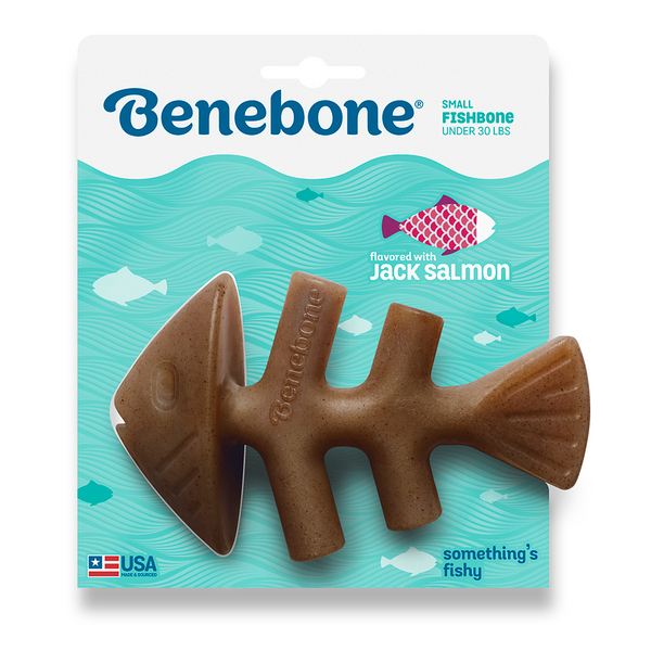 Benebone Fishbone small nylon kestopuruluu