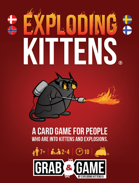 Exploding Kittens Grab Game Nordic K Ruoka Verkkokauppa