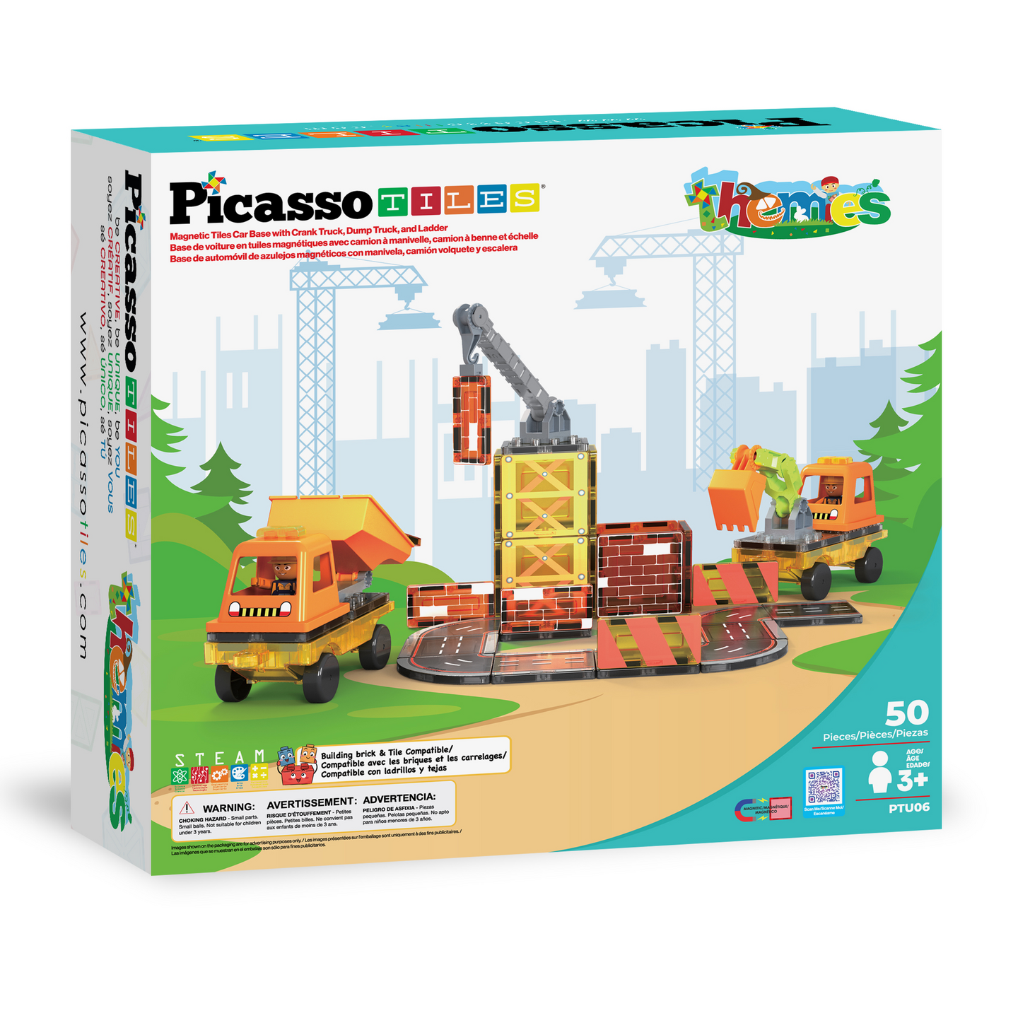 PicassoTiles mag. r.sarja työmaa 50 lelu