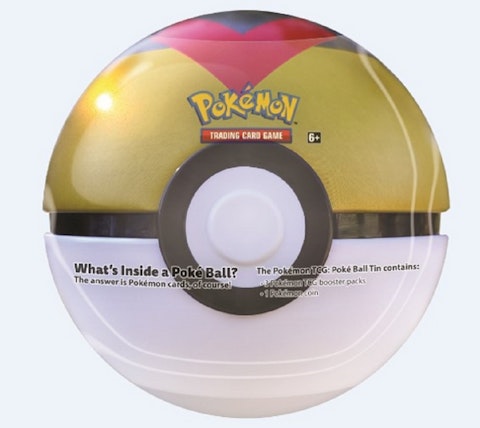 Pokemon Poke Ball Tin -pallo keräilykortit