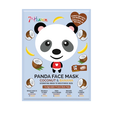 7th Heaven Panda Face Mask 1kpl kasvonamio