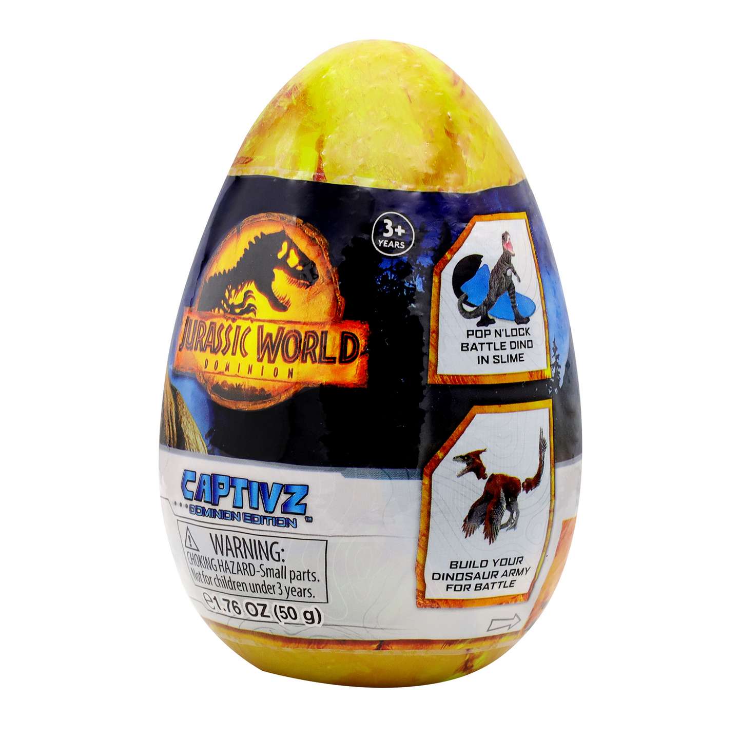Œufs De Dinosaure Jurassic World Rebirth - 12 Personnages à Collectionner Avec Slime - Jouet à Déballer