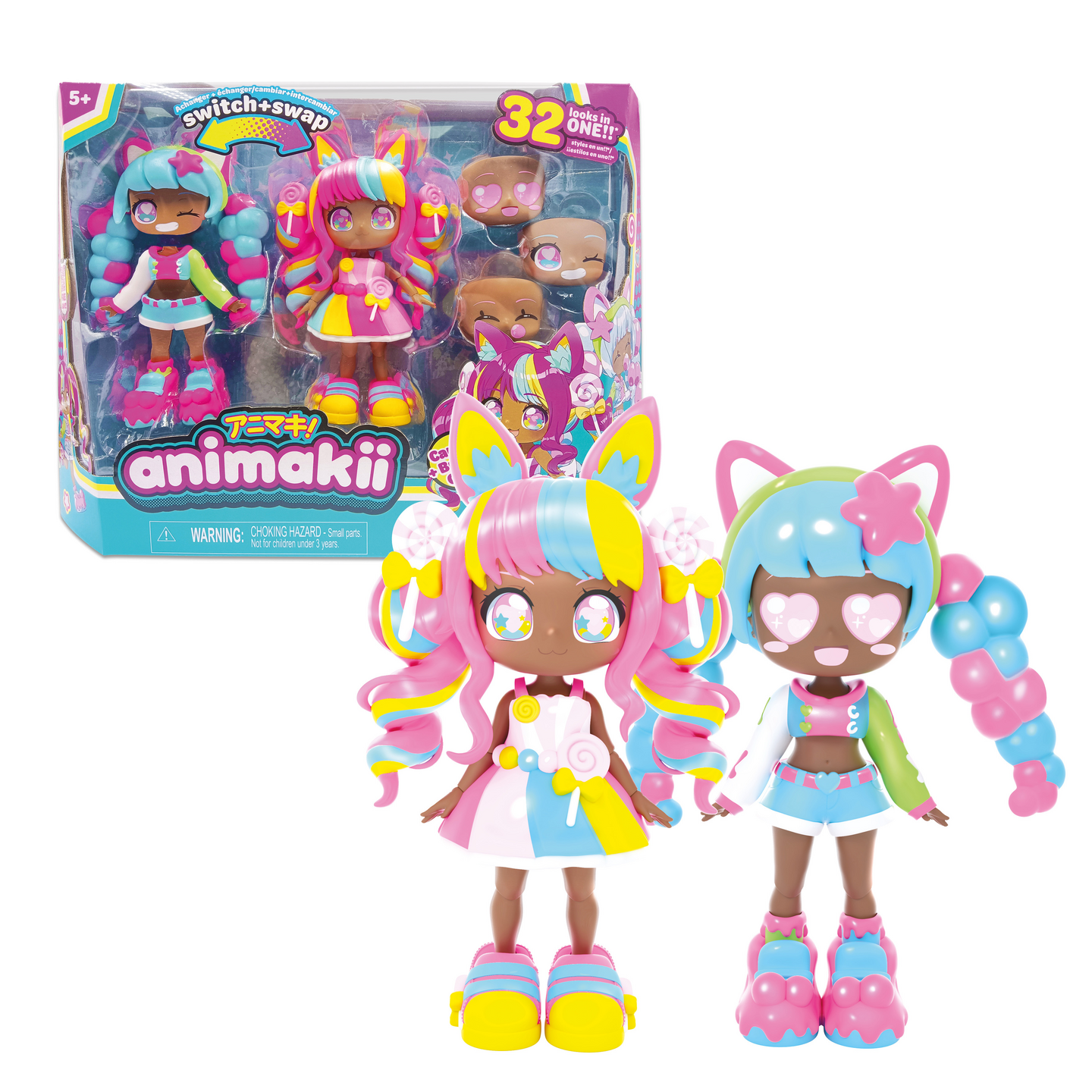 Animakii -nukkesetti tikkari/purkka