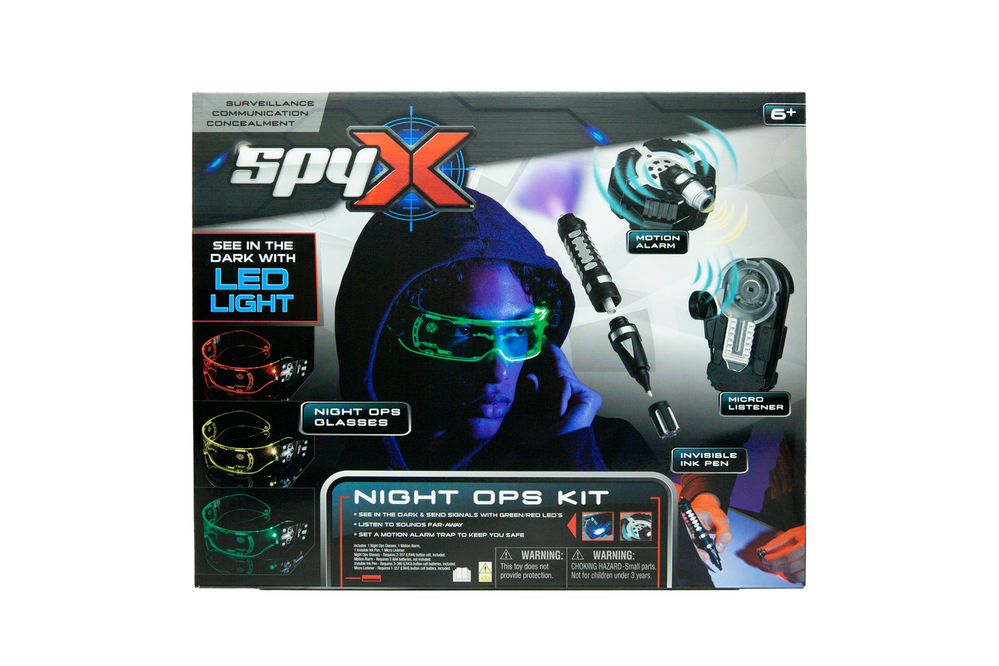 SpyX Night Ops Kit-vakoilulaitteet