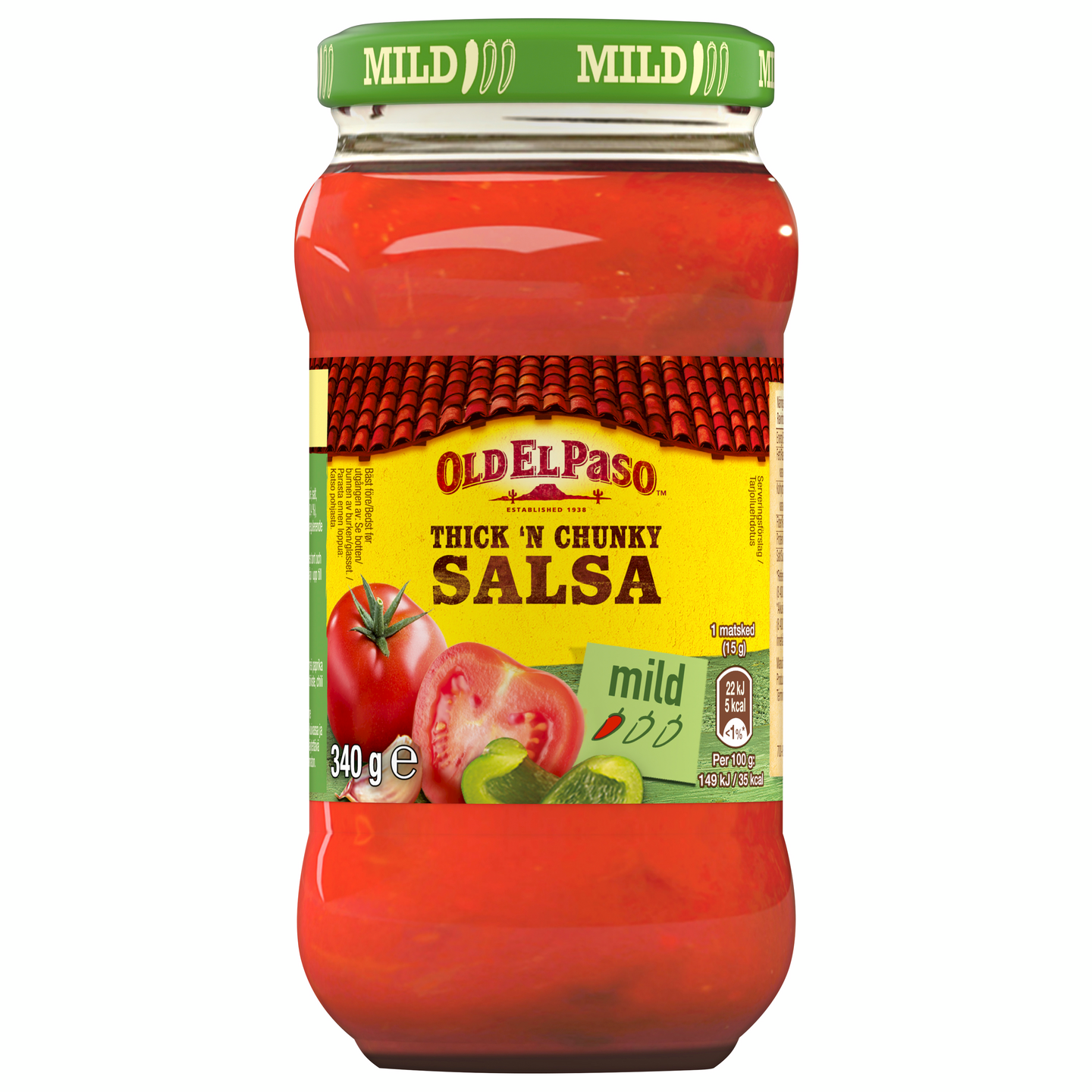 Old El Paso 340g Thick and Chunky Original Salsa Mild