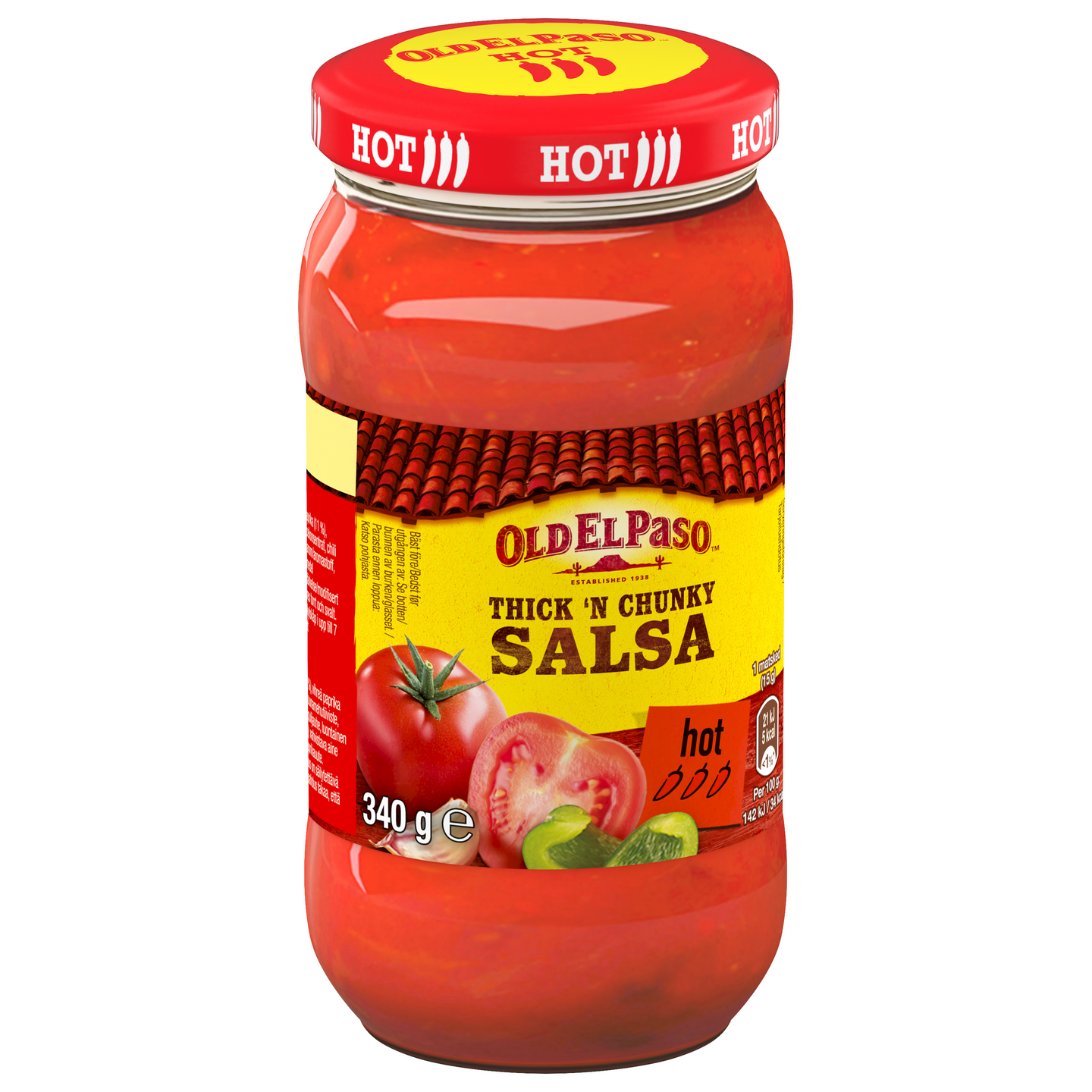 Old El Paso Thick and Chunky Original Salsa 340g Hot