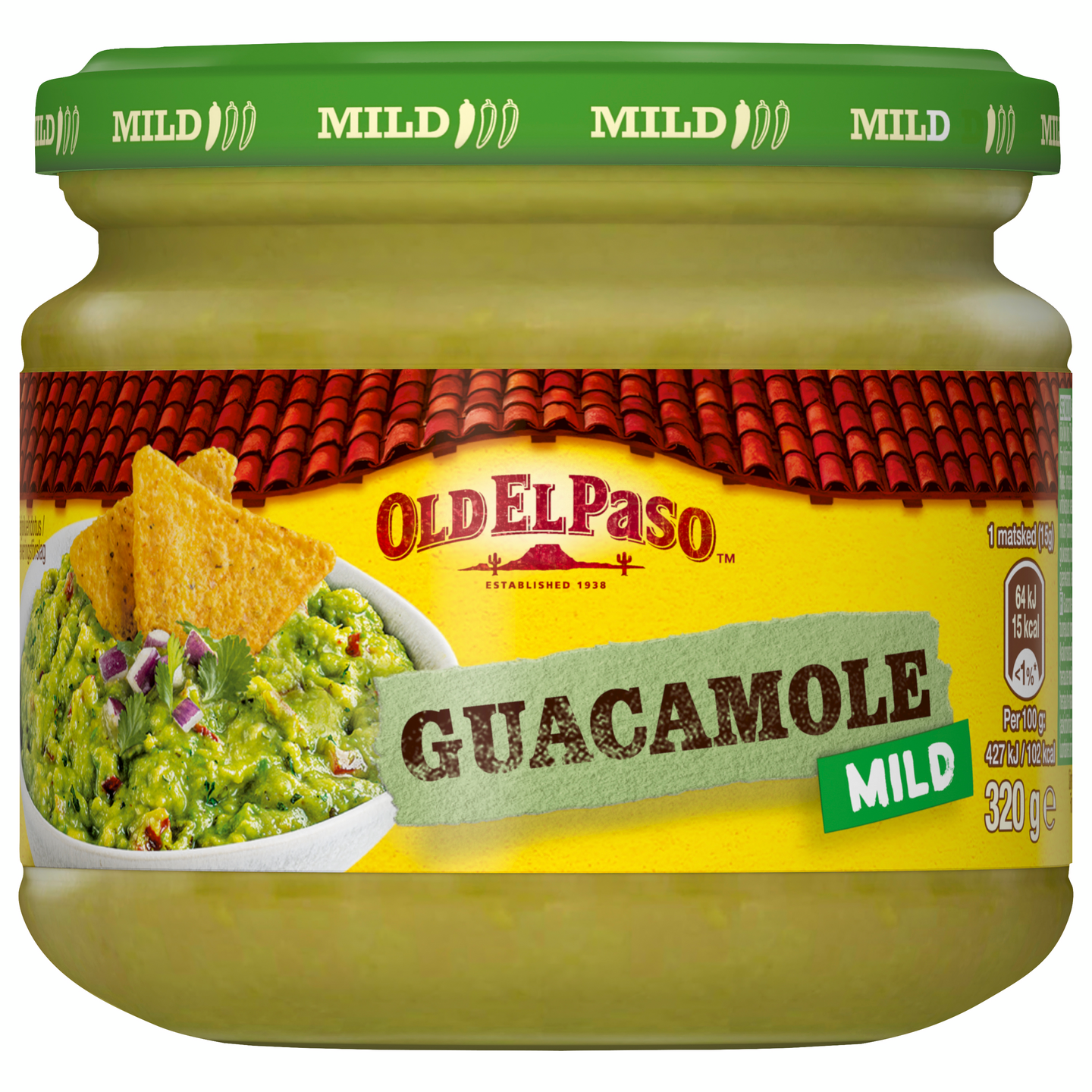 Old El Paso guacamole salsa dip 320g
