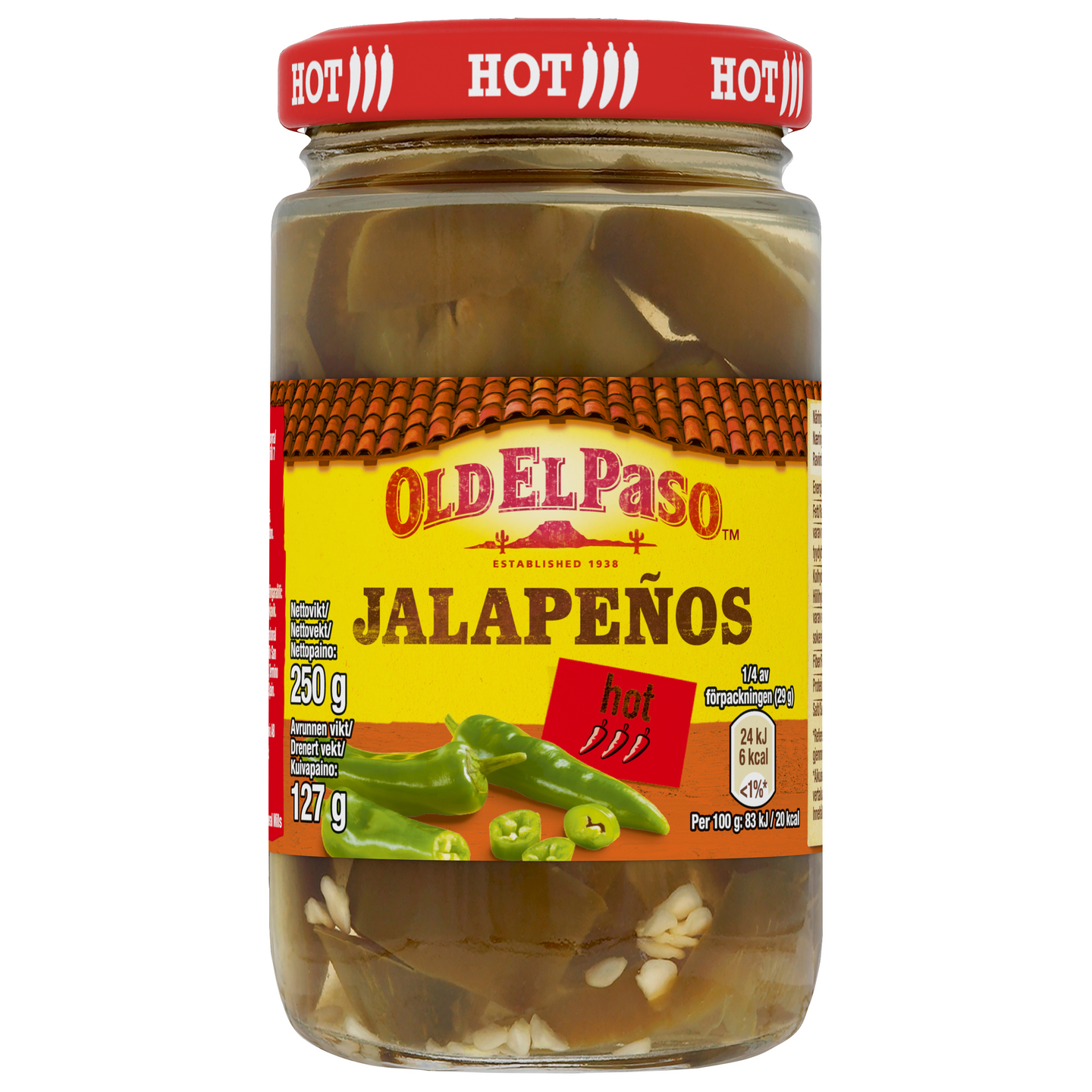 Old El Paso jalapeno viipaleet 250G/127g