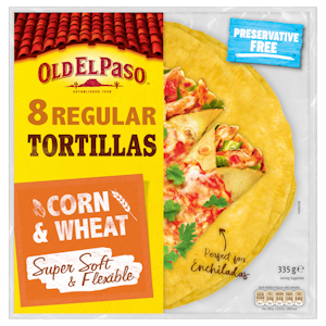 Old El Paso Maissitortilla 335g Medium