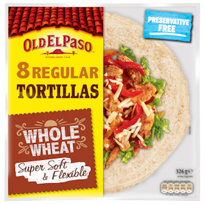 Old El Paso Täysjyvävehnätortilla 326g Medium