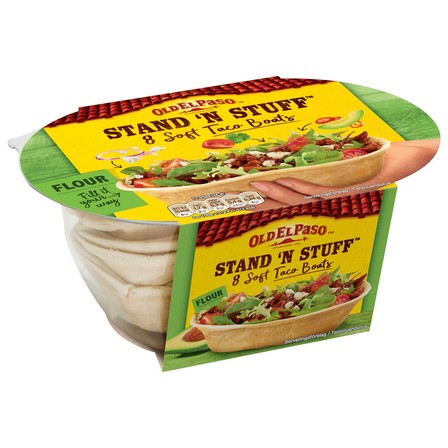 Old El Paso SnS Tortilla 193g LAVA