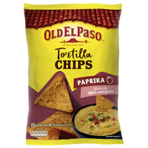 Old El Paso Tortilla Chips 185g Paprika