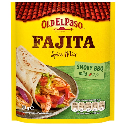 Old El Paso Fajita Spice Mix mausteseos 30g