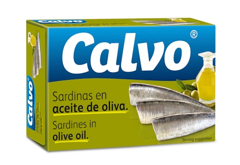 Calvo sardiinit oliiviöljyssä 120g/84g