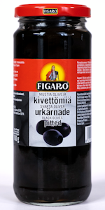 Figaro musta oliivi 340g/160g kivetön