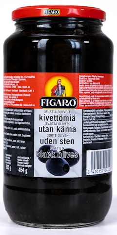 Figaro oliivi 935/454g musta kok kivetön
