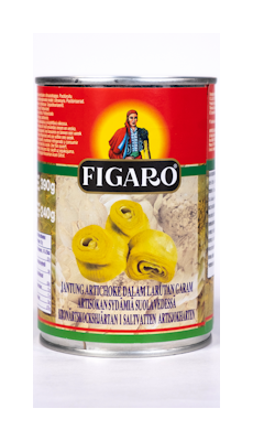 Figaro artisokansydämiä suolavedessä 390g/240g