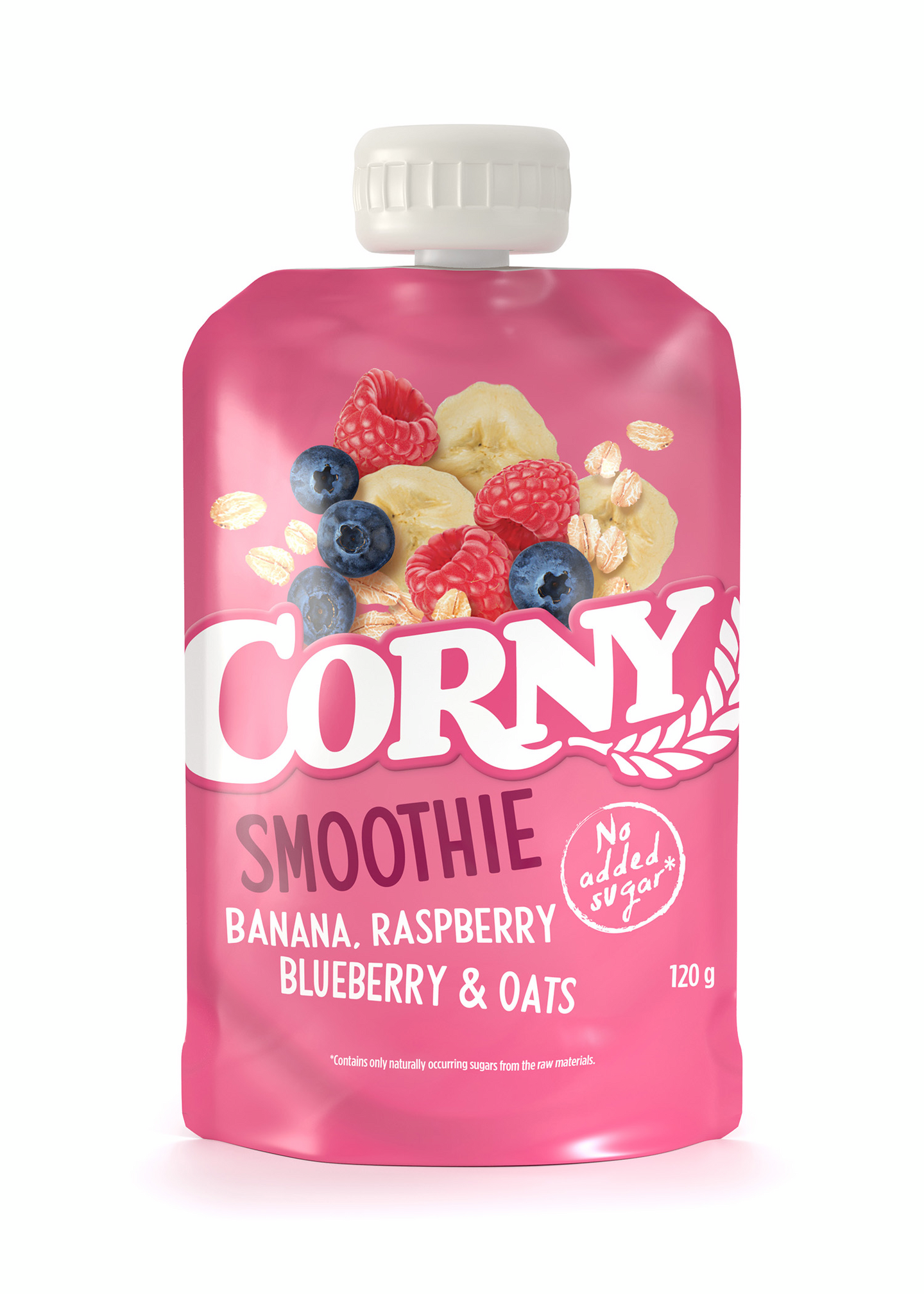 Corny smoothie banaani, vadelma, mustikka ja kaura 120g