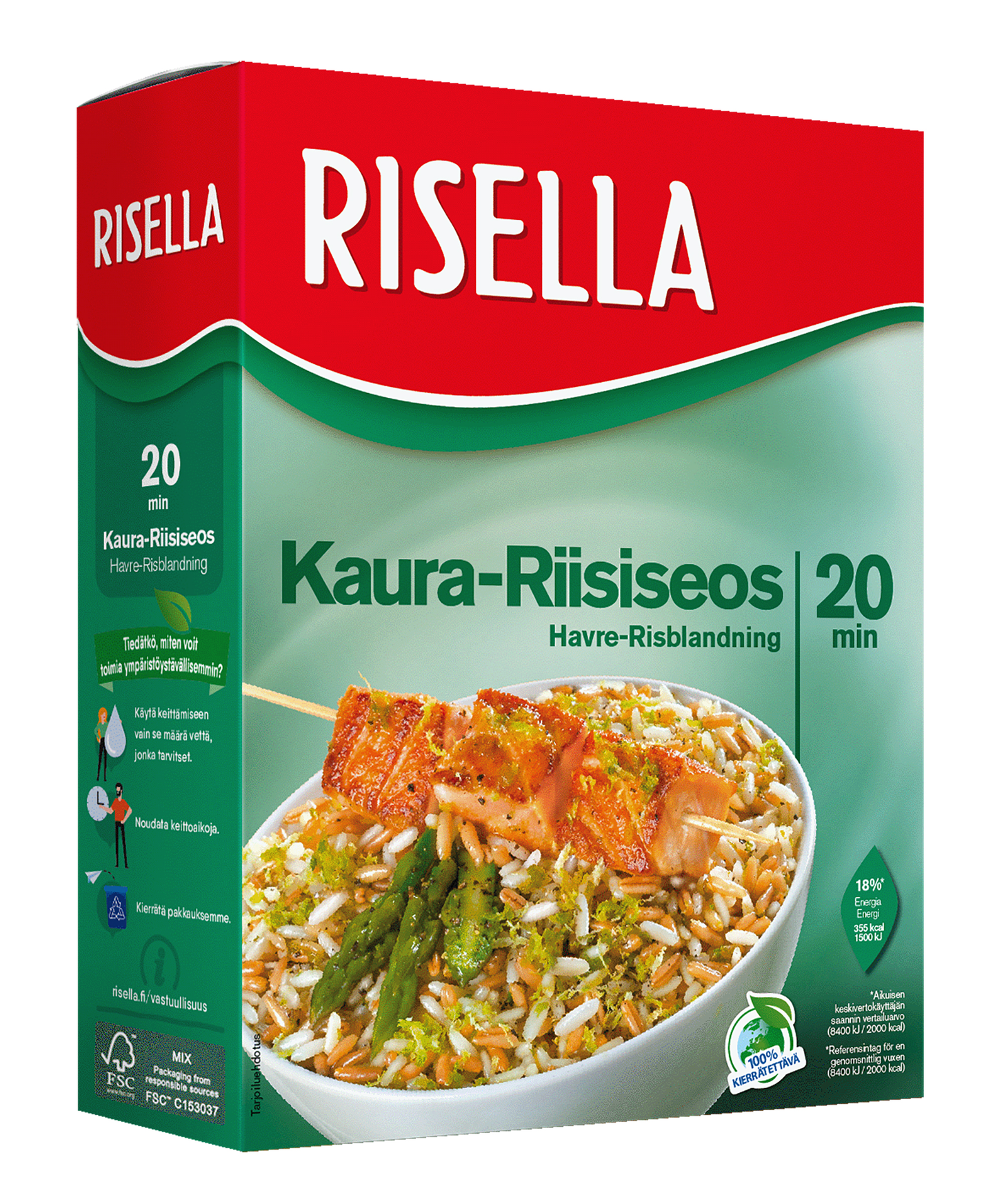 Risella riisi-kaura 800g