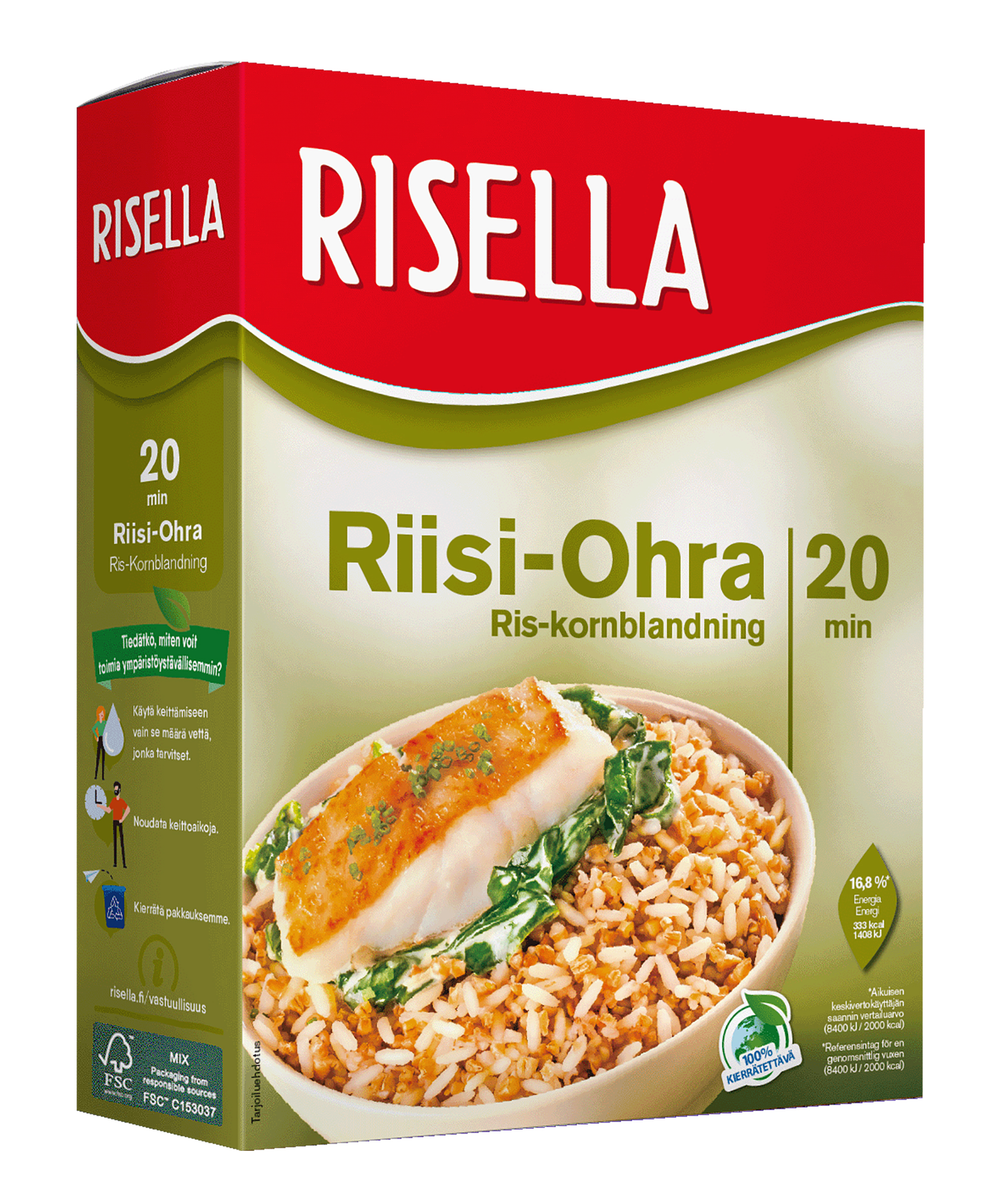 Risella Riisi-ohraseos 800g