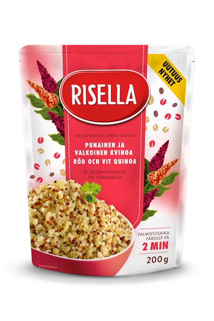 Risella Punainen ja valkoinen kvinoa valmis kvinoa 200g | K-Ruoka  Verkkokauppa