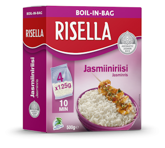 Risella Jasmiiniriisi keitinpussissa 4x125g