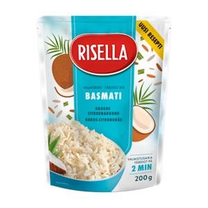 Risella valmisriisi 200g basmati kookos-sitruunaruoho