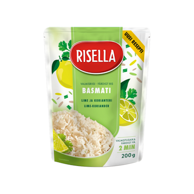 Risella valmisriisi 200g basmati lime-korianteri