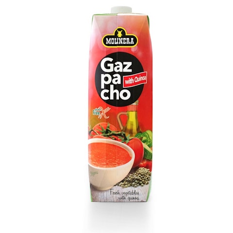 Molinera Gazpacho vihanneskeitto 1L gluteeniton