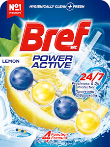 Bref Power Active wc-raikastin 50g Lemon