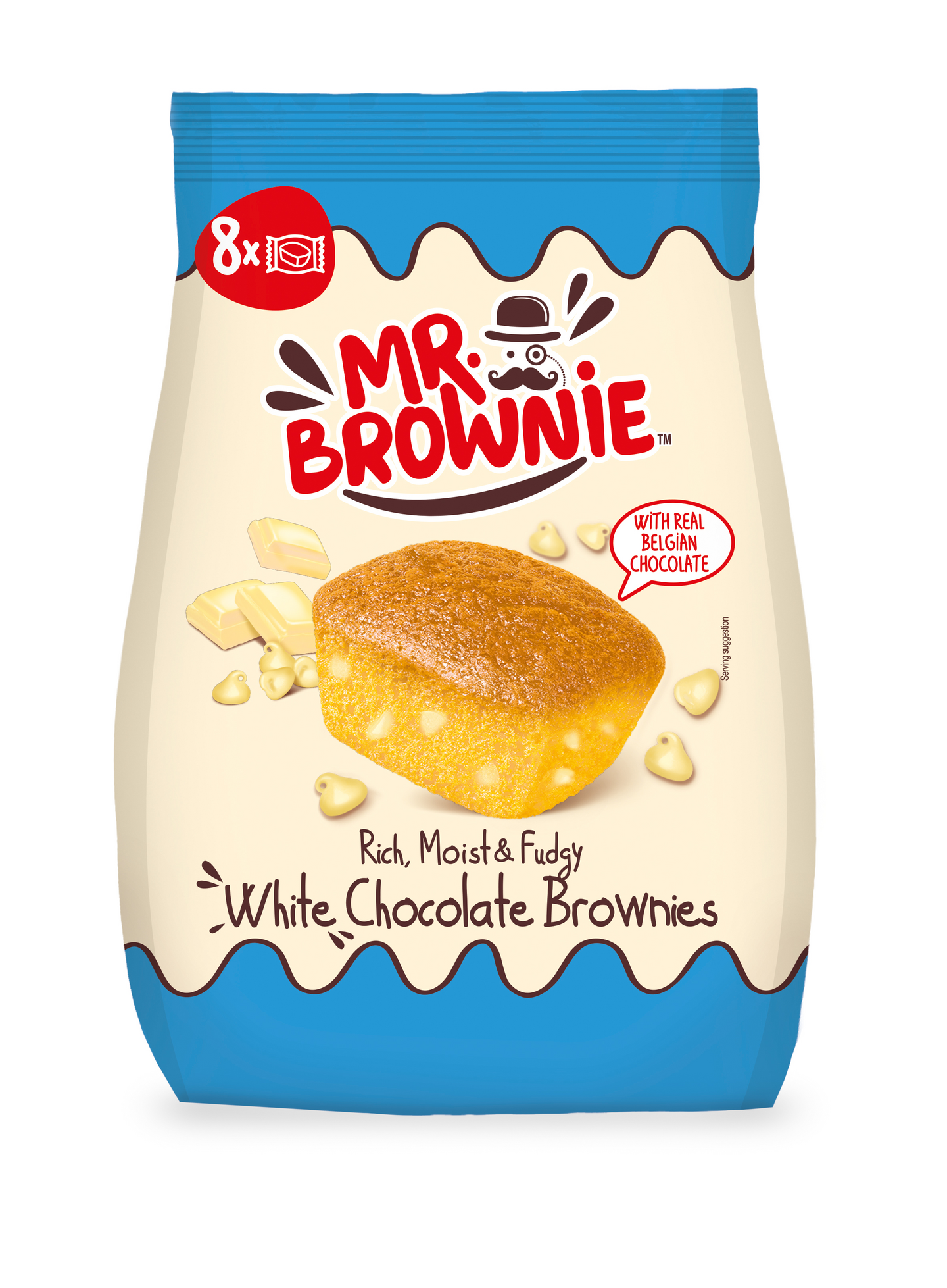 Mr. Brownie 200g White Chocolate Brownie