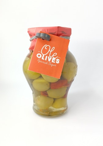 Don Gastronom ole olives kivetön oliivi chilillä 580/300g