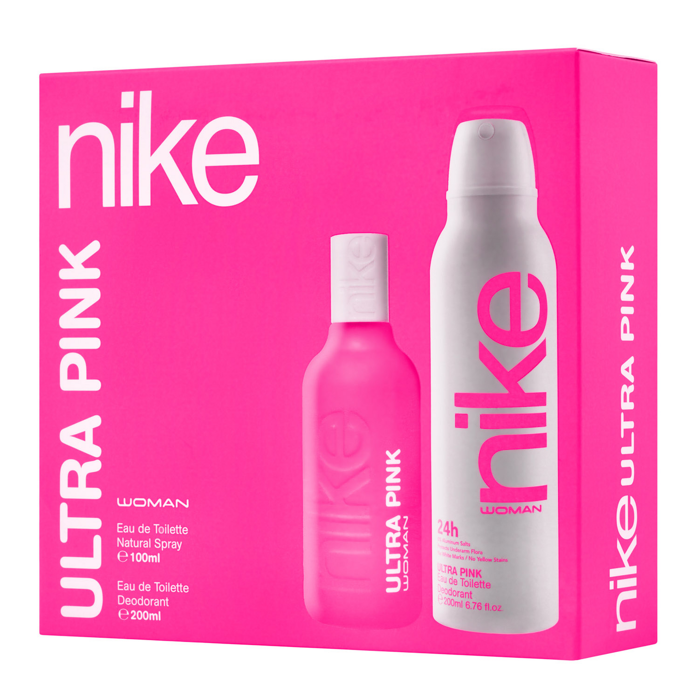 Nike Ultra Pink Woman lahjapakkaus, sis. EdT 100ml ja deospray 200ml