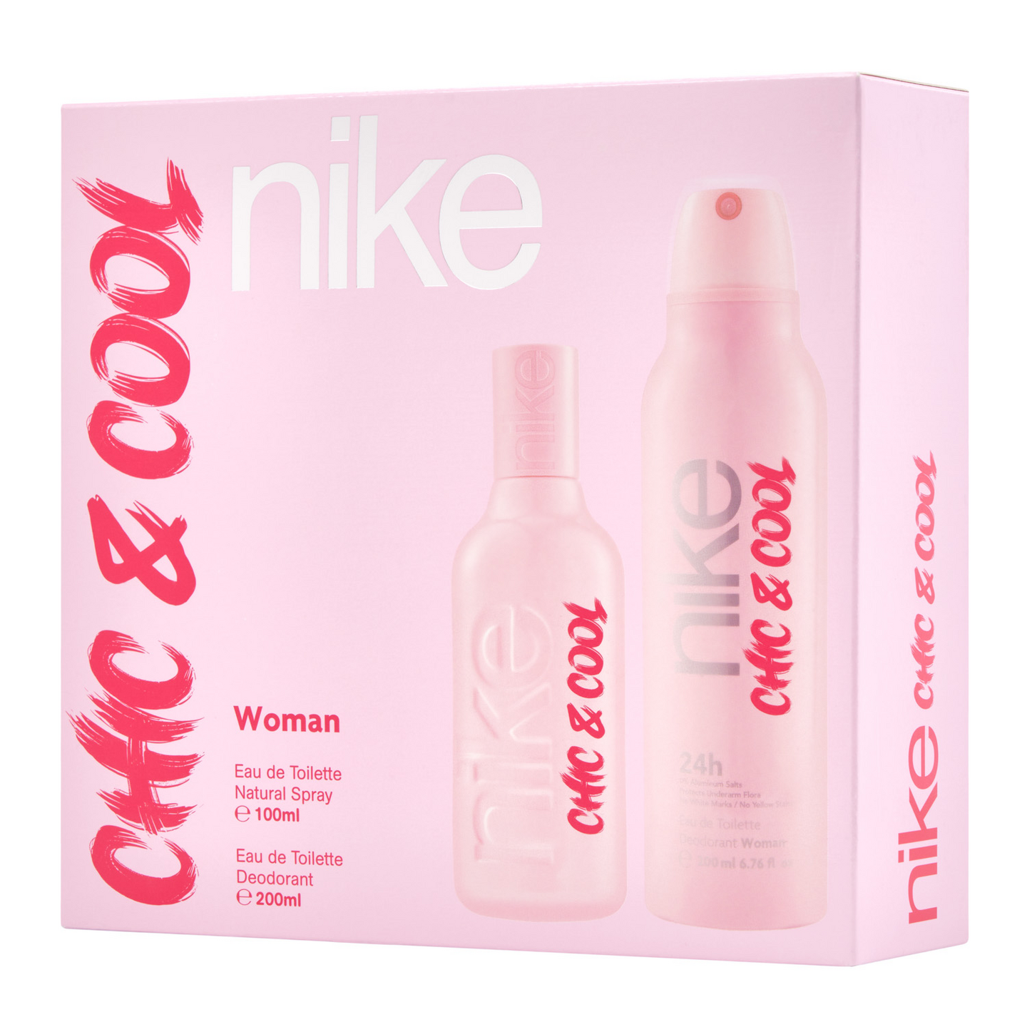 Nike Chic & Cool Woman lahjapakkaus, sis. EdT 100ml ja deospray 200ml