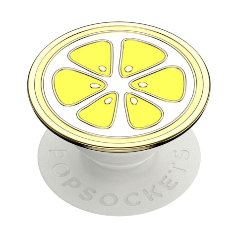 PopSockets PopGrip Enamel Lemon Slice Yellow Premium pidike