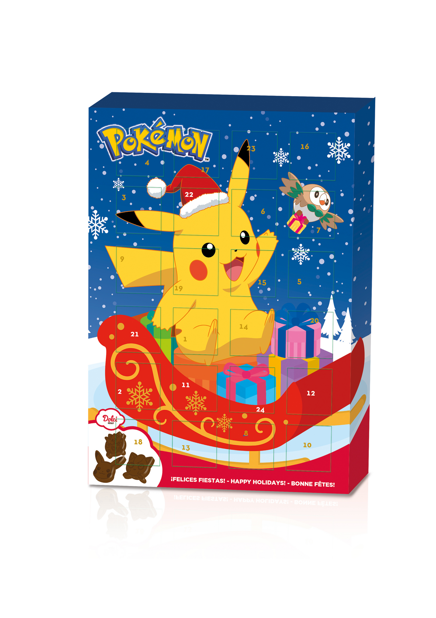 Pokémon suklaa joulukalenteri 280g QPA