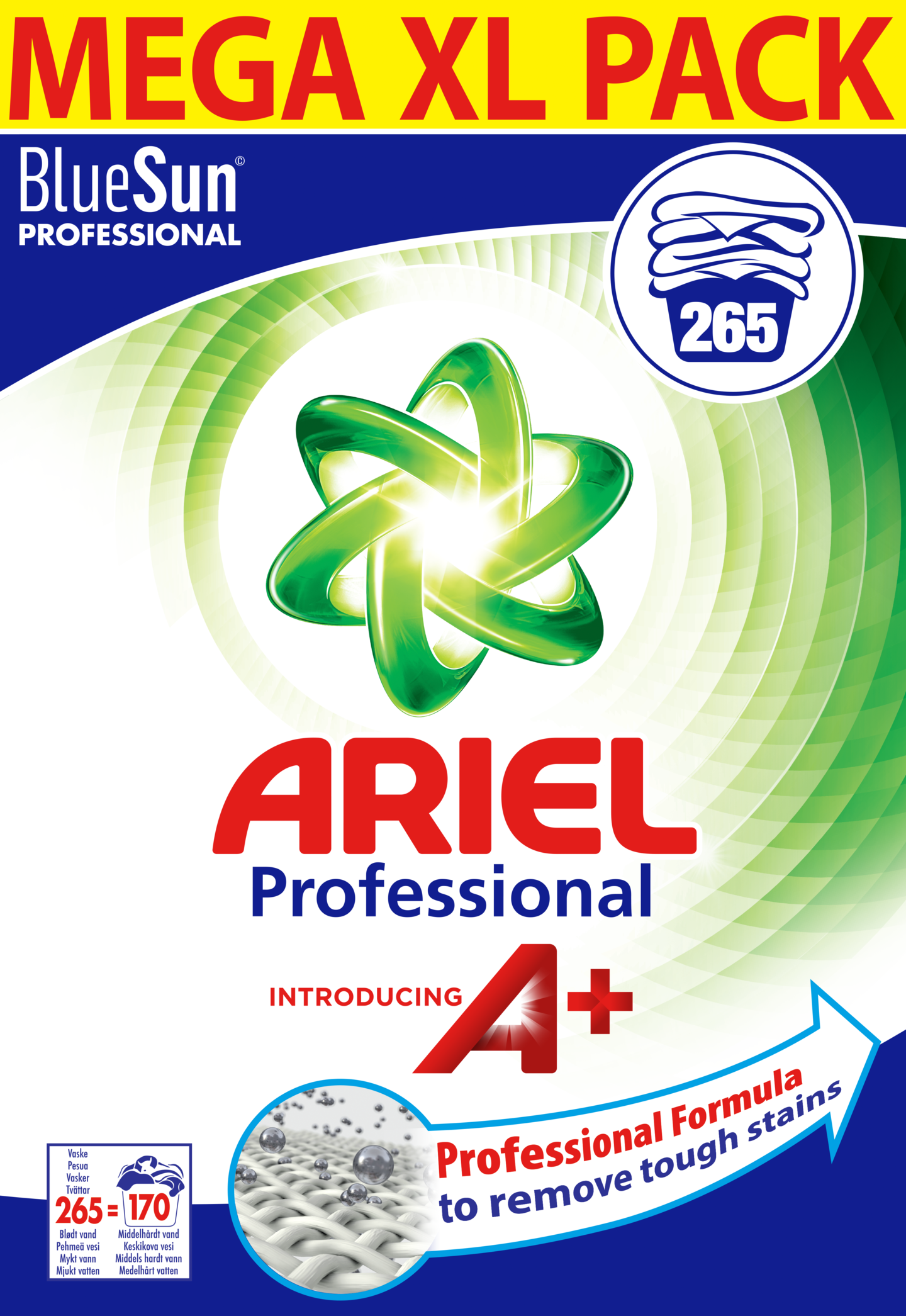 Ariel Professional 7.155kg Regular pyykinpesujauhe