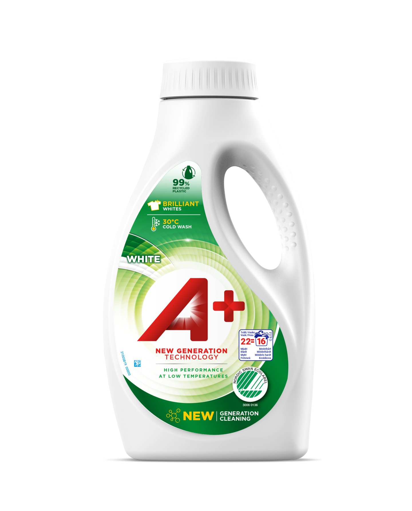 A+ pyykinpesuneste 880ml White