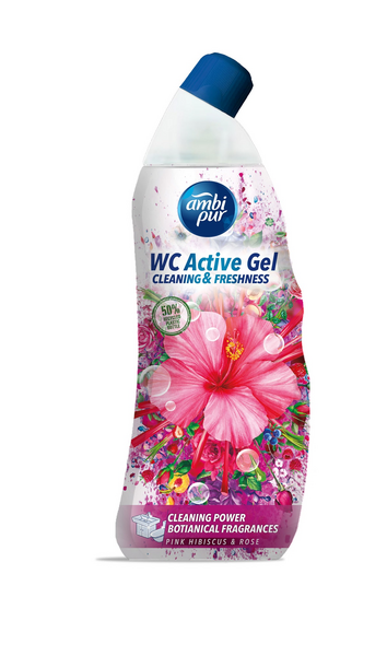 AmbiPur wc-puhdistusgeeli Pink Hibiscus & rose 750 ml
