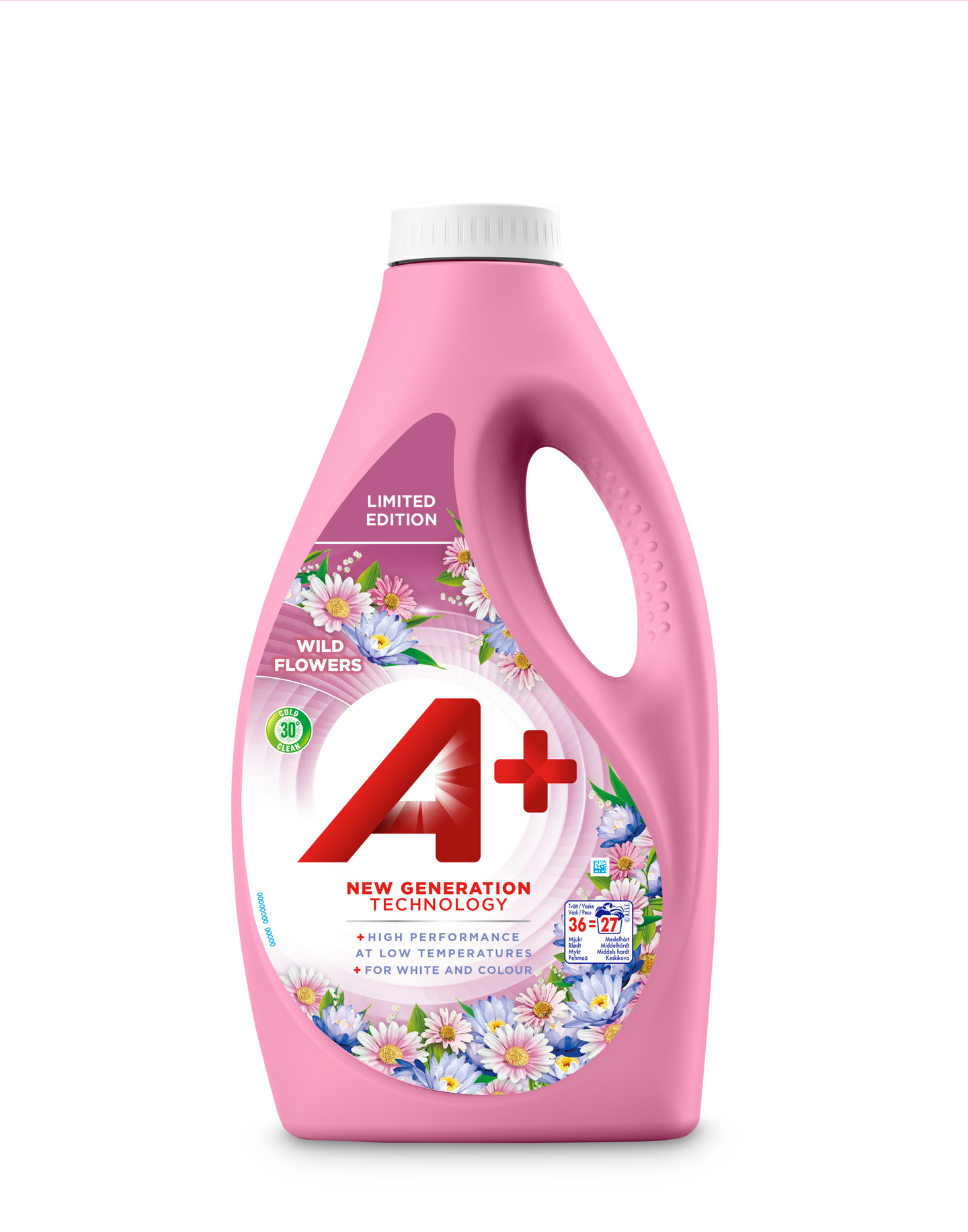 A+ pyykinpesuneste 1800ml Wild Flowers 90plo PPA