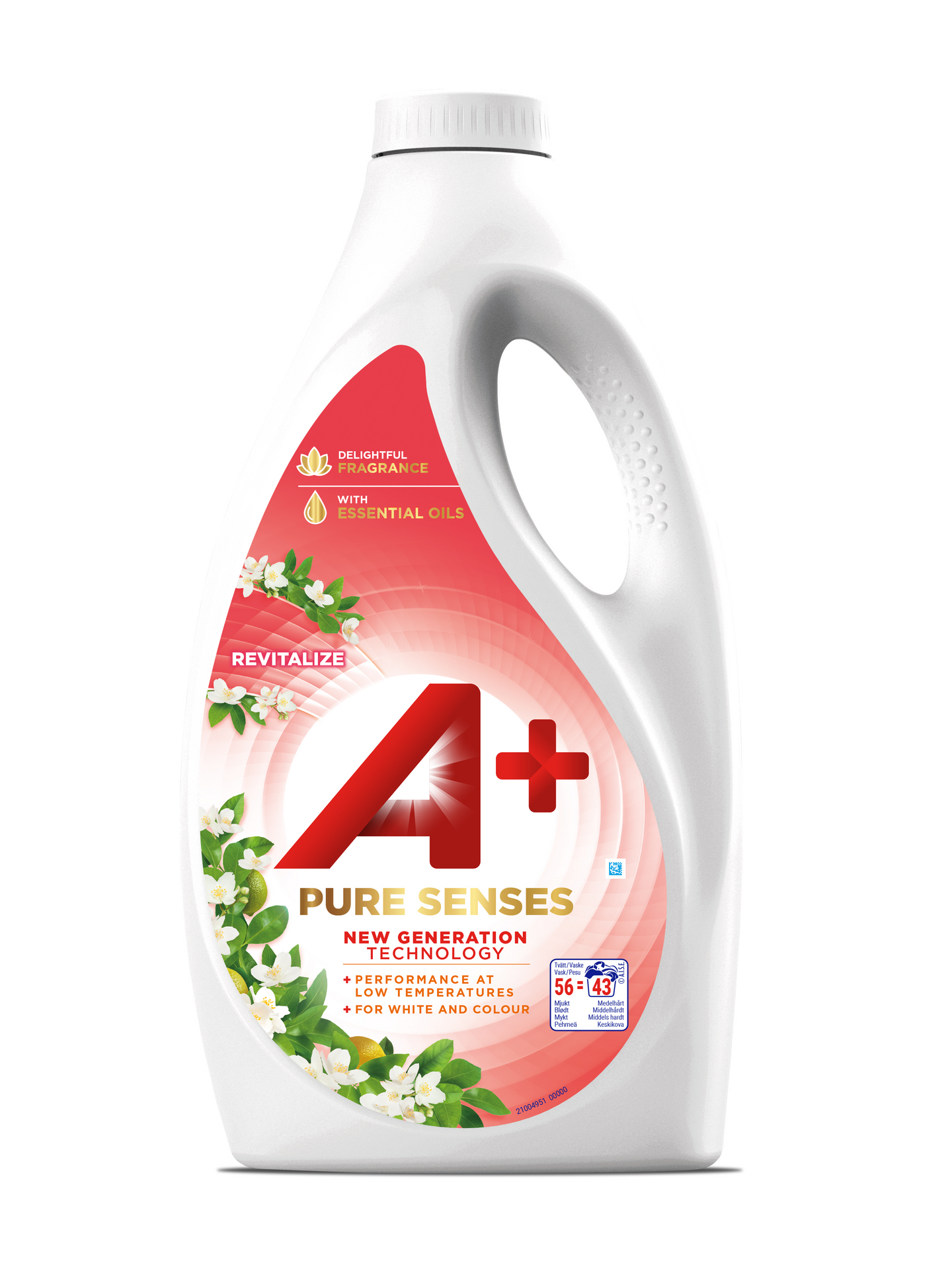 A+ pyykinpesuneste 2.8l Pure Senses Revitalize